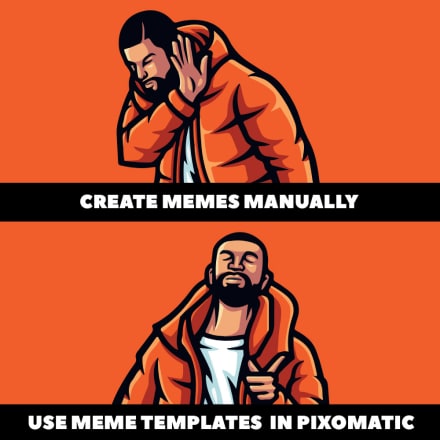 Meme maker - create your own meme with Pixomatic app